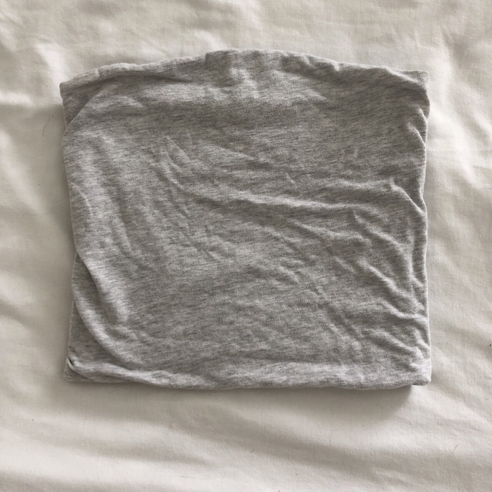 Light grey brandy Melville tube top